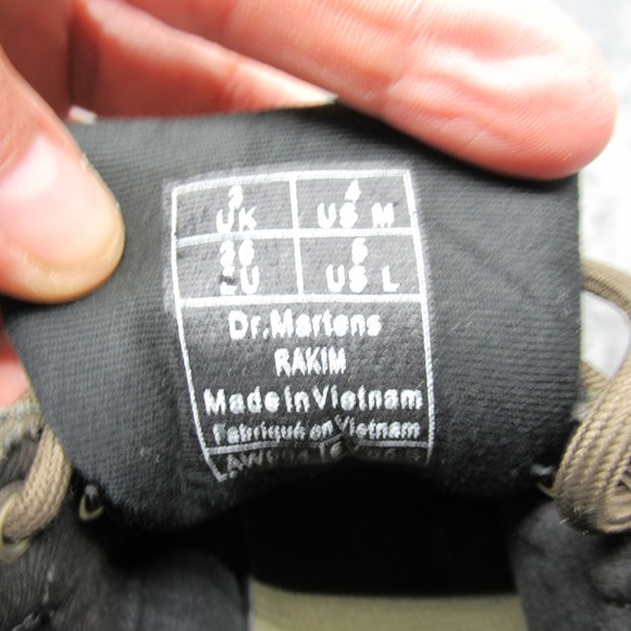 Dr Martens Rakim Boots 4M 6W Olive Lace Combat Chunky Rugged Chukka Mountaineer - Picture 10 of 15